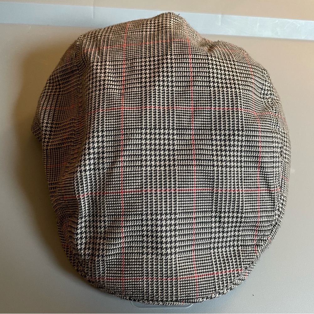 Wonderful Fashion Flatcap One Size Herringbone Plaid Cabbie Gatsby Hat Brown Tan